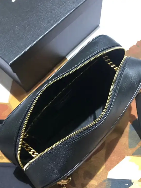 Repladies REP SMOOTH Y-QUILTED CAMERA YSL IN LEATHER JOAN BAG 0514